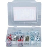 fischer Flyttekasse DUOPOWER 6,8, Dyvel Lys grå/Rød