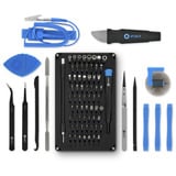 iFixit EU145307-4 reparationsværktøj til elektronisk enhed, Værktøjssæt Sort/Blå, Værktøjssæt, Universel, Åbning pick, Skruetrækker, Spudger, Sugekop, Pincet, Sort, Blå, Rustfrit stål, Flad, Sikkerhed Torx, Skruenøgle, Torx, 3 pincetter