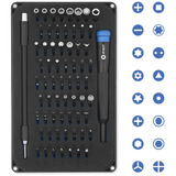 iFixit EU145307-4 reparationsværktøj til elektronisk enhed, Værktøjssæt Sort/Blå, Værktøjssæt, Universel, Åbning pick, Skruetrækker, Spudger, Sugekop, Pincet, Sort, Blå, Rustfrit stål, Flad, Sikkerhed Torx, Skruenøgle, Torx, 3 pincetter