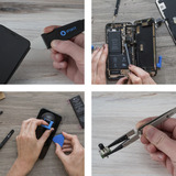 iFixit EU145307-4 reparationsværktøj til elektronisk enhed, Værktøjssæt Sort/Blå, Værktøjssæt, Universel, Åbning pick, Skruetrækker, Spudger, Sugekop, Pincet, Sort, Blå, Rustfrit stål, Flad, Sikkerhed Torx, Skruenøgle, Torx, 3 pincetter