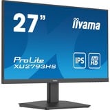 iiyama ProLite XU2793HS-B7 computerskærm 68,6 cm (27") 1920 x 1080 pixel Fuld HD LED Sort, LED-skærm Sort (mat), 68,6 cm (27"), 1920 x 1080 pixel, Fuld HD, LED, 1 ms, Sort