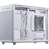 ASUS PRIME AP201 CASE TG WHITE Mini Tower Hvid, Towerkabinet Hvid, Mini Tower, PC, Hvid, micro ATX, Mini-ITX, 17 cm, 33,8 cm
