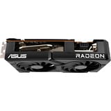 ASUS Radeon RX 7600 DUAL EVO OC, Grafikkort Sort