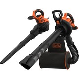 BLACK+DECKER BEBLV300-QS løvblæser 315 km/t, Løvblæsere VAC/suger Sort/Orange, Håndholdt blæser, Vekselstrøm, 315 km/t, 315 km/t, 40 L, 12:1