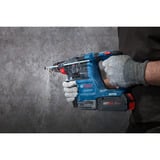 Bosch Batteri borehammer GBH 18V-22 X Professional solo, 18 Volt Blå/Sort