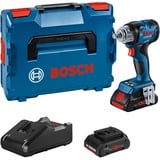 Bosch GDS 18V-330 HC PROFESSIONAL 1/2" 2800 rpm 560 Nm Sort, Blå, Rød, Schlagskruemaskine Blå/Sort, Momentnøgle, Sort, Blå, Rød, 1/2", 2800 rpm, 560 Nm, 1200 rpm