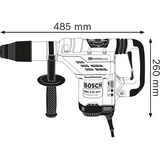 Bosch Professionelt sæt borehammer GBH 5-40 DCE + vinkelsliber GWS 880, Værktøjssæt Blå/Sort