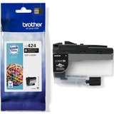 Brother LC-424BK blækpatron 1 stk Original Sort 750 Sider, 1 stk, Enkelt pakke