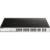 D-Link DGS-1210-28P Administreret L2 Gigabit Ethernet (10/100/1000) Strøm over Ethernet (PoE) 1U, Switch Sølv/Sort, Administreret, L2, Gigabit Ethernet (10/100/1000), Strøm over Ethernet (PoE), Stativ-montering, 1U