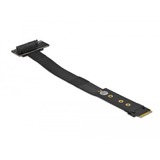 DeLOCK M.2 Key M til U.2 SFF-8639 NVMe adapter vinklet med 20 cm kabel, Interface card 