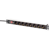 Digitus DN-95436, Strømskinne Sort/aluminium
