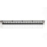 Digitus Modulært patchpanel, 24 porte, ubesat, Patch Panel Sort