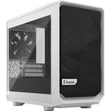 Fractal Design Meshify 2 Nano White TG clear tint, Towerkabinet Hvid