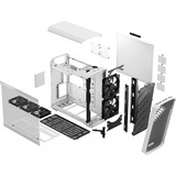 Fractal Design Torrent Tower Hvid, Towerkabinet Hvid, Tower, PC, Hvid, ATX, EATX, ITX, micro ATX, SSI CEB, Rustfrit stål, Hærdet glas, Spil