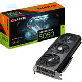 GIGABYTE GeForce RTX 5050 GAMING OC 8G NVIDIA 8 GB GDDR6, Grafikkort GeForce RTX 5050, 8 GB, GDDR6, 128 Bit, 7680 x 4320 pixel, PCI Express 5.0