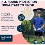 HUDORA Målmandshandsker til børn, rød, str. M Rød/Hvid