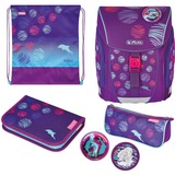 Herlitz Skoletasker mørkeblå/Violet