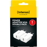 Intenso Strømforsyning W5A 2-pak, Oplader Hvid