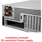 Inter-Tech 4U-4408L, Server boliger Sort