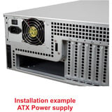 Inter-Tech 4U-4408L, Server boliger Sort
