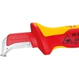 KNIPEX 98 55 SB, Kniv Rød/Gul