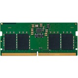 Kingston KCP556SS6-8 hukommelsesmodul 8 GB 1 x 8 GB DDR5 5600 MT/s Sort, 8 GB, 1 x 8 GB, DDR5, 262-pin SO-DIMM