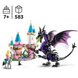 LEGO Disney Princess Maleficents drageform, Bygge legetøj Byggesæt, 7 År, Plast, 583 stk, 850 g