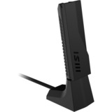 MSI BE6500 WiFi7 USB Stick - Dongle interface-kort/adapter USB 3.2 Gen 1 (3.1 Gen 1), Wi-Fi-adapter Sort, USB Type-A, USB 3.2 Gen 1 (3.1 Gen 1), Hanstik, Sort, 111 mm, 33 mm