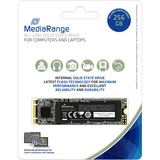 MediaRange MR1022 intern solid state drev M.2 256 GB Serial ATA III 3D TLC NAND, Solid state-drev 256 GB, M.2, 545 MB/s, 6 Gbit/sek.