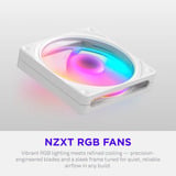 NZXT F120 RGB, Sag fan Hvid