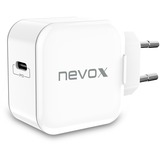 Nevox 1880 oplader til mobil enhed Hvid Indendørs Hvid, Indendørs, Vekselstrøm, Hvid