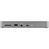 OWC Thunderbolt 4 Ledningsført Sort, Grå, Docking station grå/Sort, Ledningsført, Thunderbolt 4, 3,5 mm, 10,100,1000 Mbit/s, Sort, Grå, Space Gray and Black