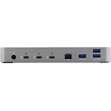 OWC Thunderbolt 4 Ledningsført Sort, Grå, Docking station grå/Sort, Ledningsført, Thunderbolt 4, 3,5 mm, 10,100,1000 Mbit/s, Sort, Grå, Space Gray and Black