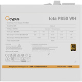 Ocypus Iota P850 White, PC strømforsyning Hvid