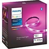 Philips Hue Lightstrip Plus base 2 m, LED Strip Hvid, Philips Hue White and Color ambiance Lightstrip Plus base 2 m, Intelligent strimmellys, Bluetooth, Hvid, LED, Silikone, Ikke-udskiftelig pære(r)