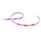 Philips Hue Lightstrip Plus base 2 m, LED Strip Hvid, Philips Hue White and Color ambiance Lightstrip Plus base 2 m, Intelligent strimmellys, Bluetooth, Hvid, LED, Silikone, Ikke-udskiftelig pære(r)