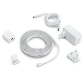 Philips Hue Lightstrip Plus base 2 m, LED Strip Hvid, Philips Hue White and Color ambiance Lightstrip Plus base 2 m, Intelligent strimmellys, Bluetooth, Hvid, LED, Silikone, Ikke-udskiftelig pære(r)