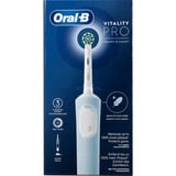 Procter & Gamble Vitality Pro Voksen Roterende, pulserende tandbørste Grå, Hvid, El-tandbørste Lyseblå, Voksen, Roterende, pulserende tandbørste, Daglig pleje, Sensitiv, Grå, Hvid, 2 min, Grå, Hvid