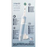 Procter & Gamble Vitality Pro Voksen Roterende, pulserende tandbørste Grå, Hvid, El-tandbørste Lyseblå, Voksen, Roterende, pulserende tandbørste, Daglig pleje, Sensitiv, Grå, Hvid, 2 min, Grå, Hvid