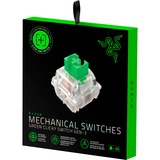 Razer Green Switch-Set, Nøglekontakt Grøn/gennemsigtig