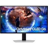 Samsung G60SD computerskærm 68,6 cm (27") 2560 x 1440 pixel Quad HD OLED Sølv, Gaming Skærm Sølv, 68,6 cm (27"), 2560 x 1440 pixel, Quad HD, OLED, 0,03 ms, Sølv