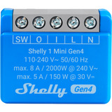 Shelly 1 Mini Gen4, Stafetter Blå