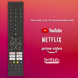 Telefunken D40F751X7CW, LED-tv Sort