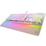Turtle Beach Vulcan II Max tastatur Spil USB QWERTZ Tysk Hvid, Gaming-tastatur Hvid/gennemsigtig, DE-layout, Roccat Titan II Optical Red, Ledningsført, USB, Optomekanisk nøglekontakt, QWERTZ, RGB LED, Hvid