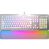 Turtle Beach Vulcan II Max tastatur Spil USB Tysk Hvid, Gaming-tastatur Hvid/gennemsigtig, DE-layout, TITAN II Optisk Rød, Fuld størrelse (100 %), Ledningsført, USB, Optomekanisk nøglekontakt, RGB LED, Hvid