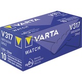 Varta -V317 Husholdningsbatterier Engangsbatteri, Sølvoxid (S), 1,55 V, 1 stk, 10,5 mAh, Hg (kviksølv)