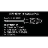 Wera 367/7 TORX HF Enkelt Momentskruetrækker Sort/Grøn, 680 g, Sort/grøn