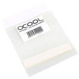Alphacool 12099 selvklæbende etiket Rektandel Hvid, Thermal pads Hvid, Hvid, Rektandel, 120 mm, 20 mm, 5 g, Polybag