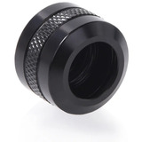 Alphacool Eiszapfen PRO 13mm HardTube Fitting G1/4 - Deep Black, Forbindelse Sort