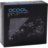 Alphacool Eiszapfen PRO 13mm HardTube Fitting G1/4 - Deep Black, Forbindelse Sort